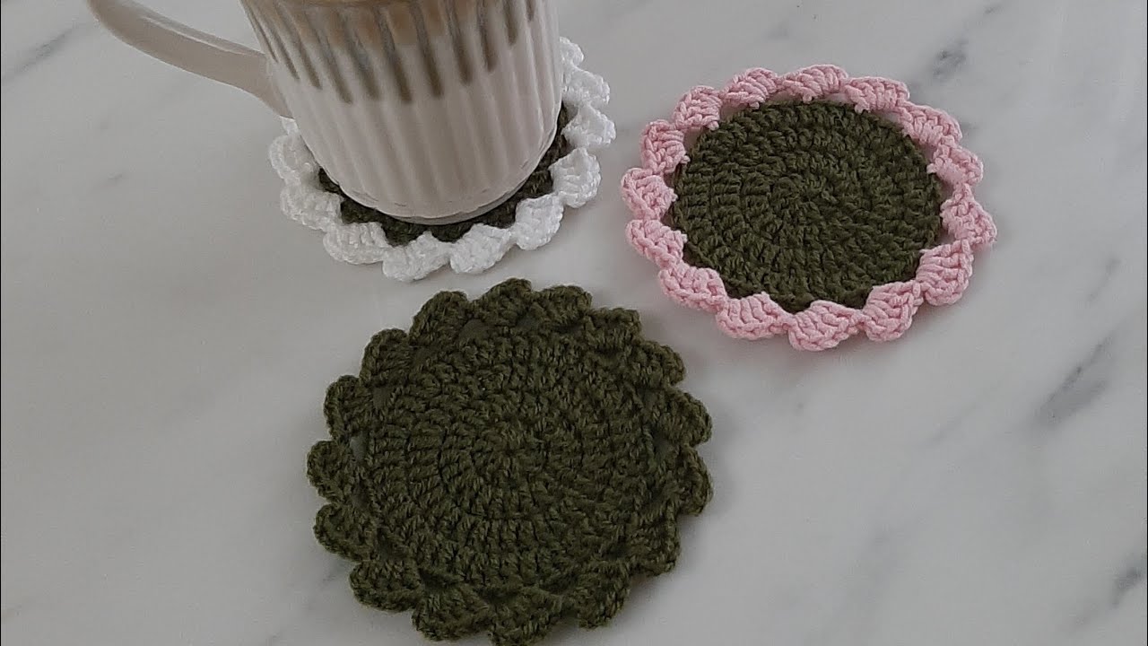 Yapımı kolay bardak altlığı/  easy to make coasters