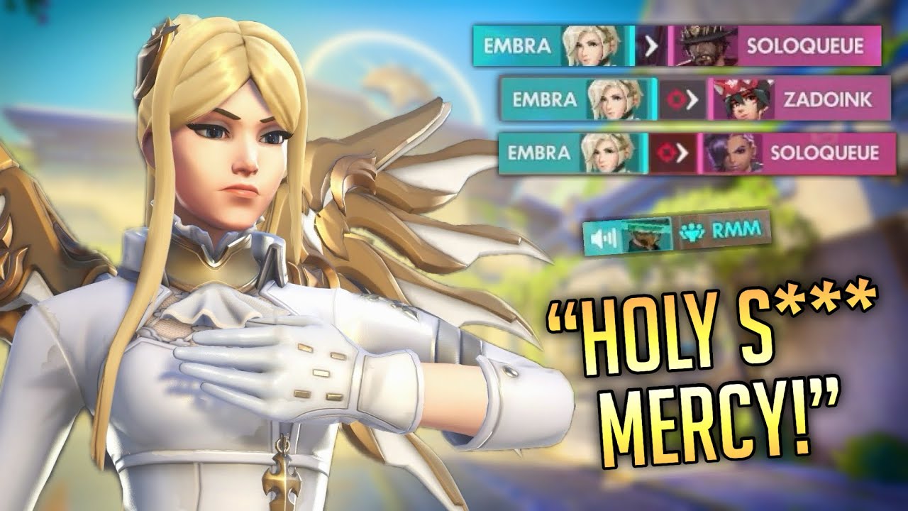 I Won't Go Down Without A Fight: Mercy Gameplay - Overwatch