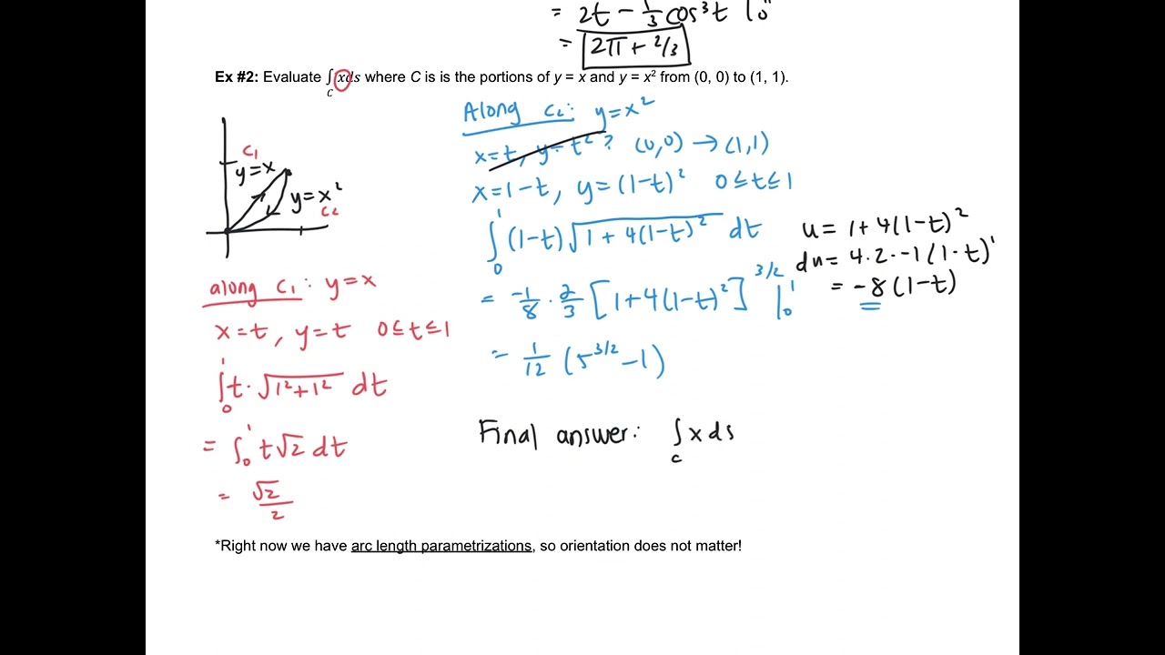 Calc 3 16.2 Notes: Line Integrals