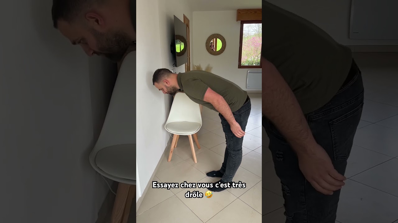 Le d&eacute;fi de la chaise ! Seule les femmes peuvent le faire ! #couple #fun #jeu #challenge #funny