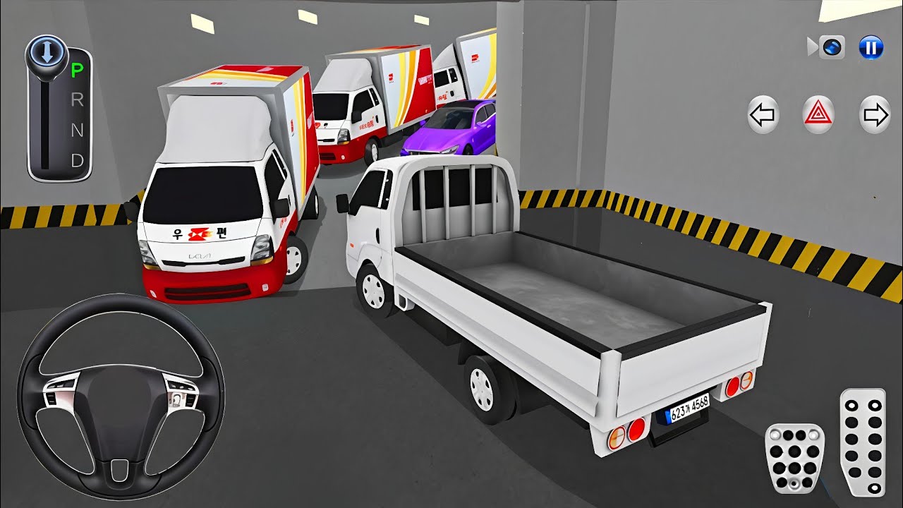 New Kia Pickup Stuck in Parking Garage - 3D Driving Class 2026 - Car Games Android Gameplay 