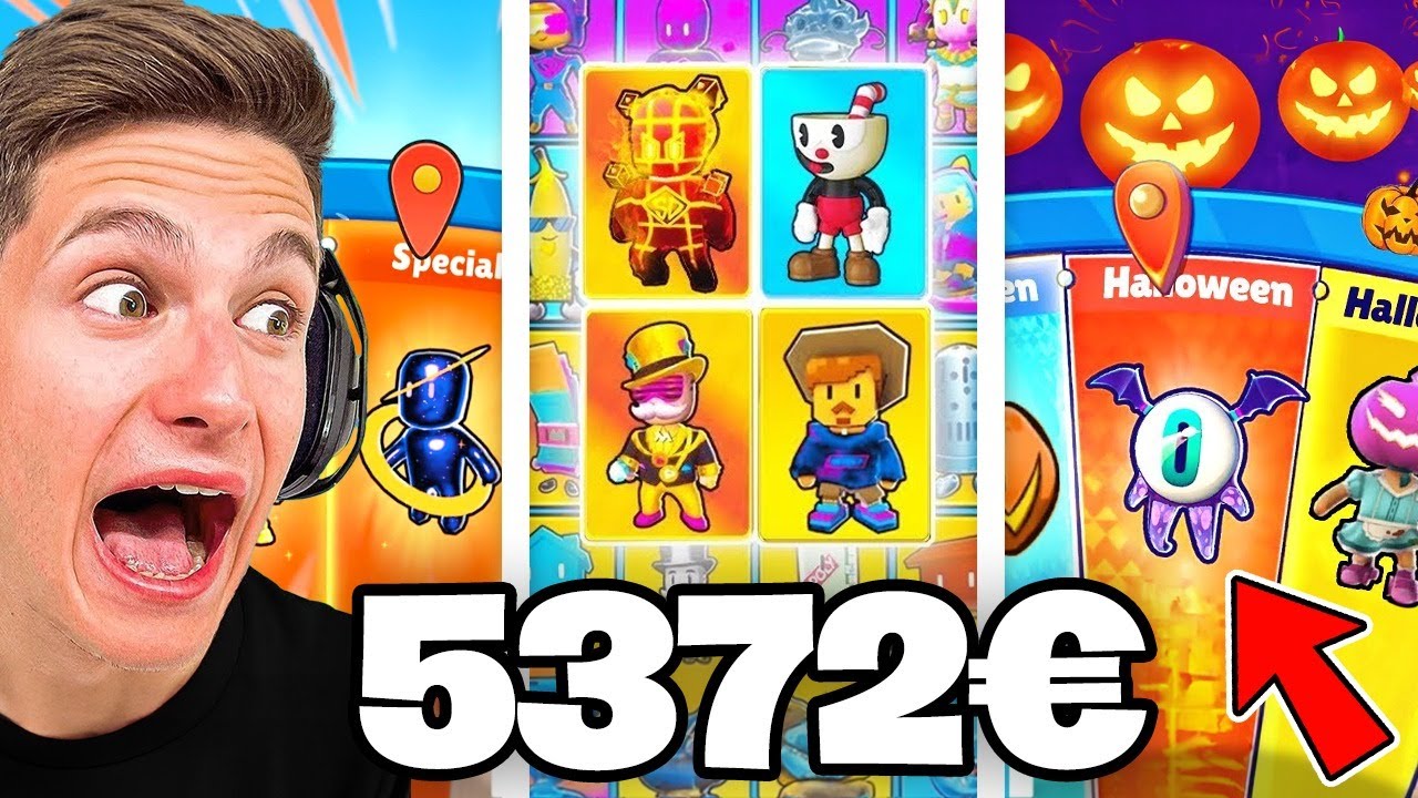 3 CHALLENGE TROVA TUTTE LE SKIN MITICHE E SPECIALI SU STUMBLE GUYS!