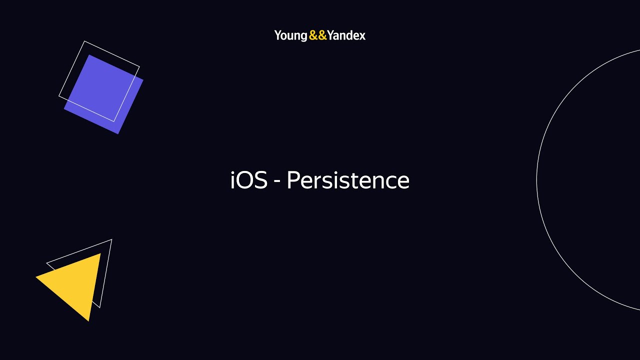 iOS - Persistence