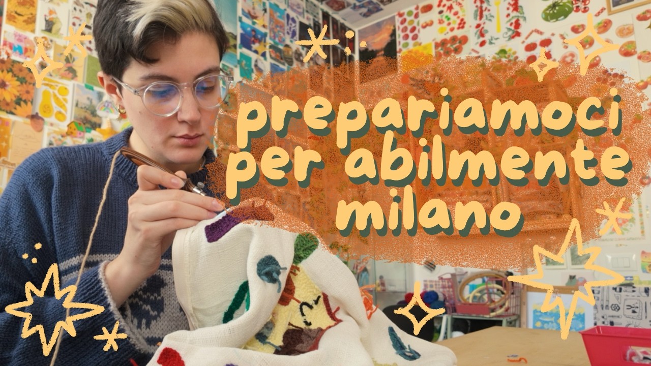 mi preparo per la mia prima abilmente a MILANO! 🧶