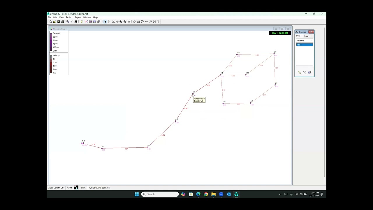 How to add a demand multiplier in EPANET