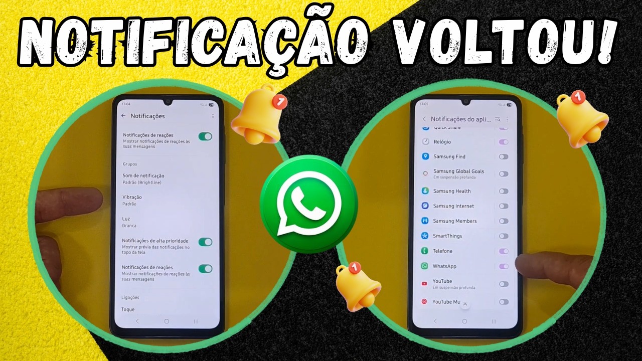 Notificações do WhatsApp NÃO APARECEM? Veja como RESOLVER agora! 🔔❌
