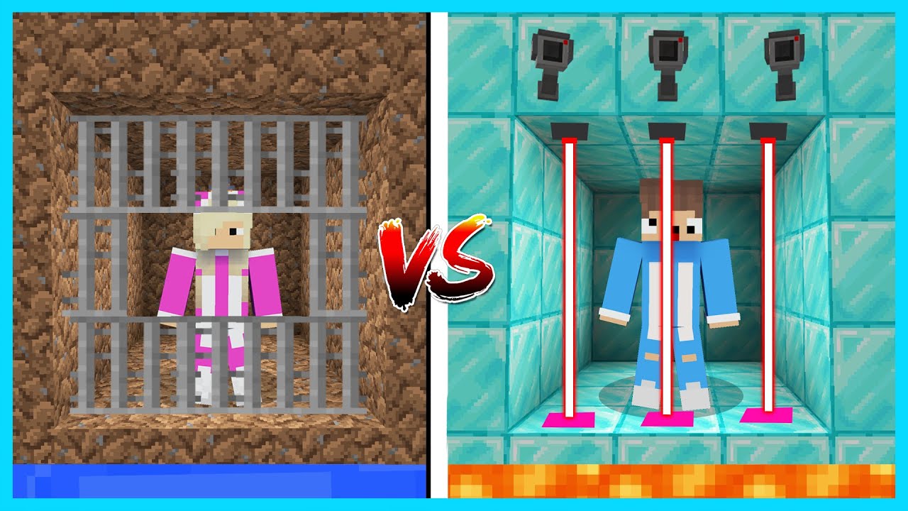 MIPAN & ZUZUZU Challange Buat Penjara Super Aman Di Minecract! NOOB VS PRO