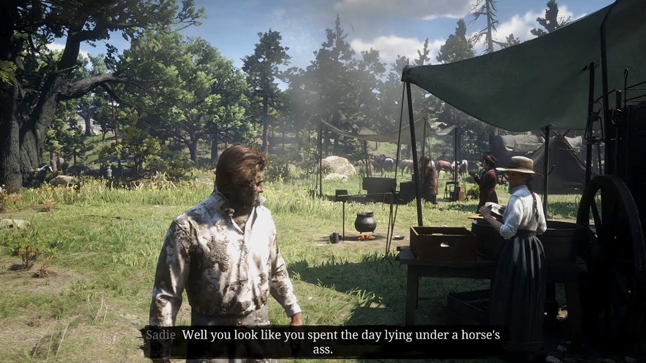 The Gang's Reaction to Arthur Antagonizing Them While Covered in Mud | RDR2