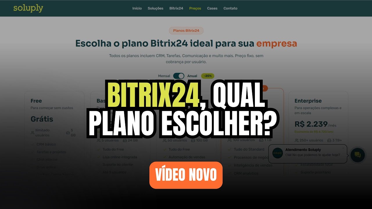 QUAL MELHOR LICENÇA DO BITRIX24 ESCOLHER? | SOLUPLY