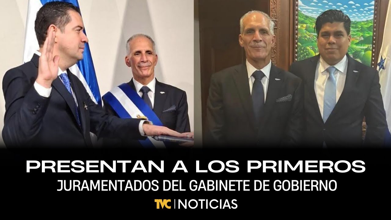 Presentan a los primeros  juramentados del gabinete de gobierno