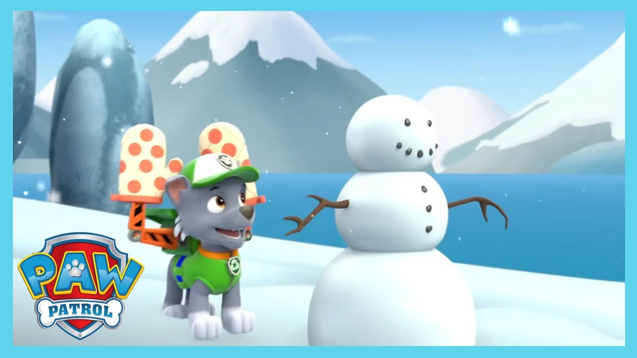 Chceš postavit sněhuláka? Paw Patrol | karikatury pro děti | WildBrain Czech