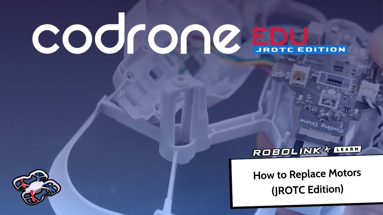 How to replace motors on your CoDrone EDU (JROTC ed.)