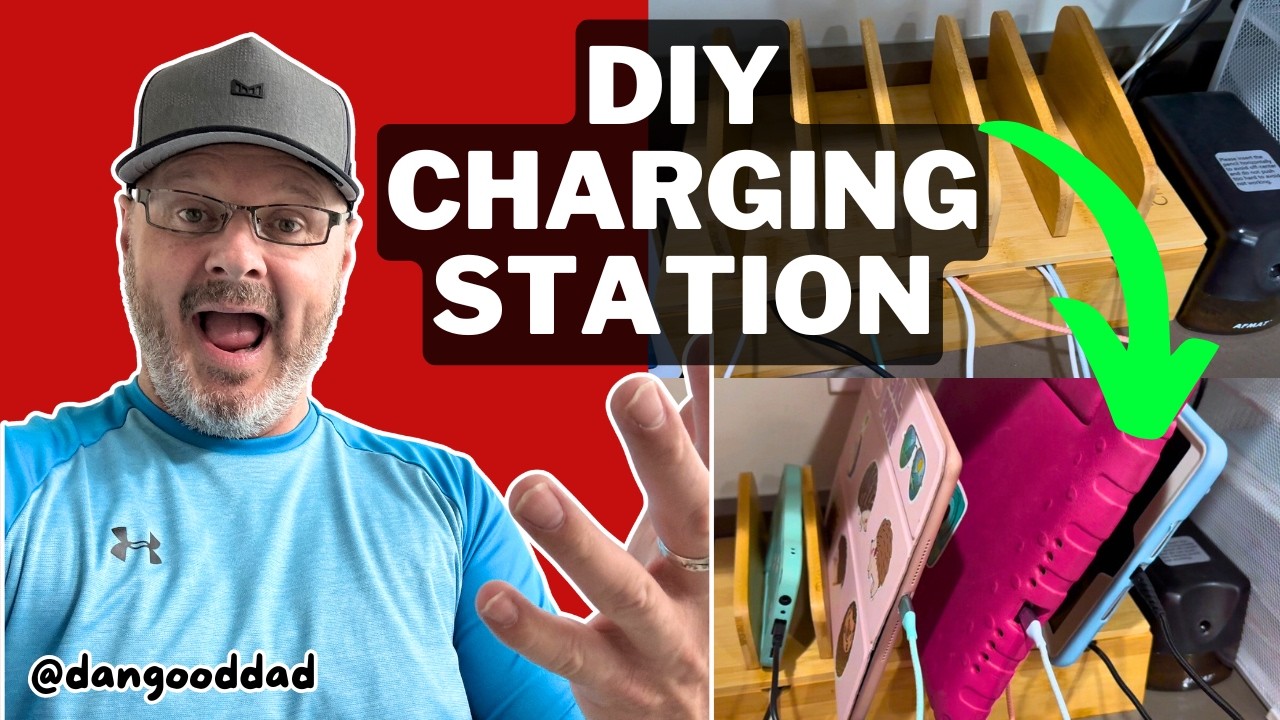How To Build & Set Up A DIY Charging Station For iPhone, Android & More (No More Messy Cables!)