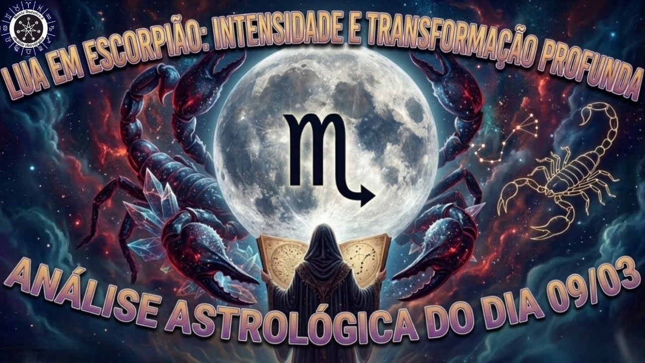 Lua em Escorpião. Análise astrológica do dia 09/03