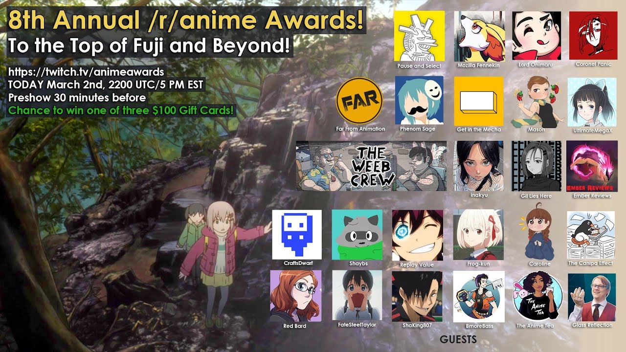 The /r/anime Awards 2023 Livestream