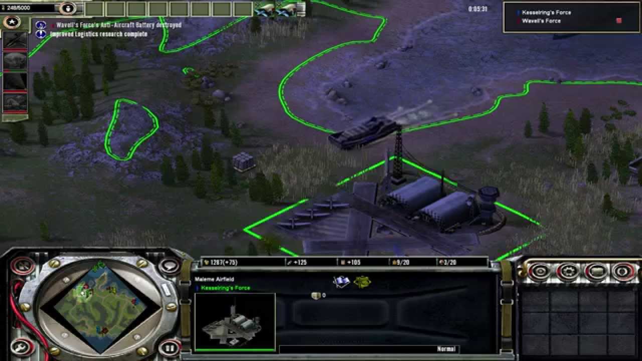 Axis & Allies Axis Campaign Mission 1: Airdrop on Crete (Germany)