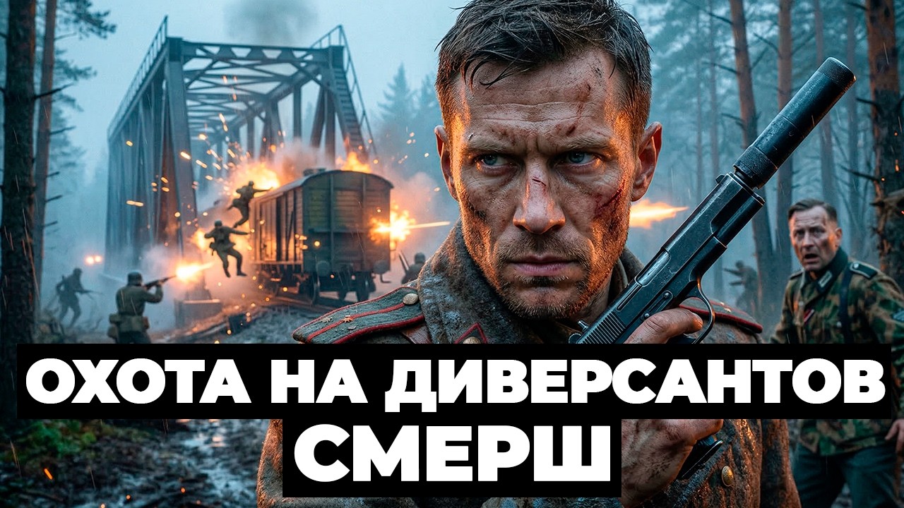 ОХОТА СМЕРШ НА ДИВЕРСАНТОВ — АБВЕР ПОПАЛ В ЛОВУШКУ.