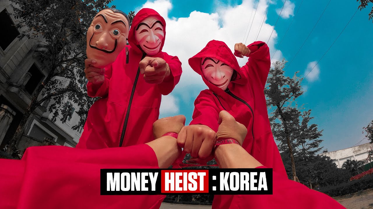 MONEY HEIST vs MONEY HEIST KOREA 1.5 (Epic Parkour POV)