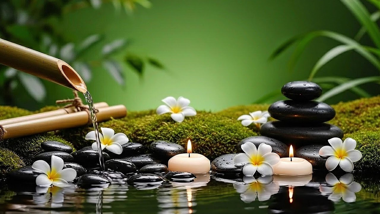 Calming Piano Melodies with River Sounds for Stress Relief