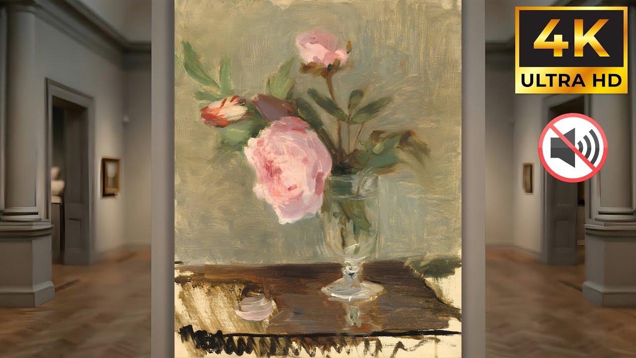 Turn Your TV Into Timeless Art | 4K TV Art | Peonies | 3 Hours | Eternal Art Gallery