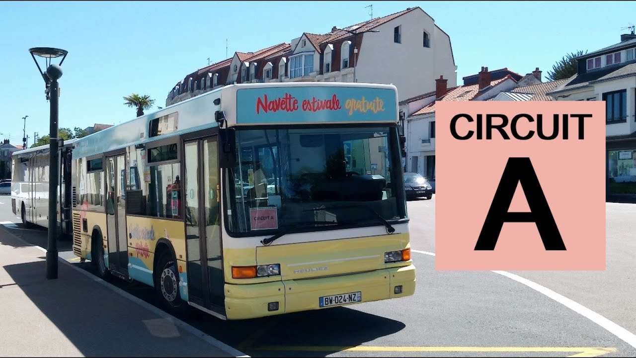 [Accelerate] Heuliez GX 117 - Circuit A entre Office tourisme et Hôpital - Navette estivale - Pornic