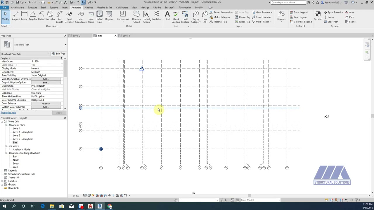 Định vị công trình trong Revit theo VN-2000 [ Revit Tips ]
