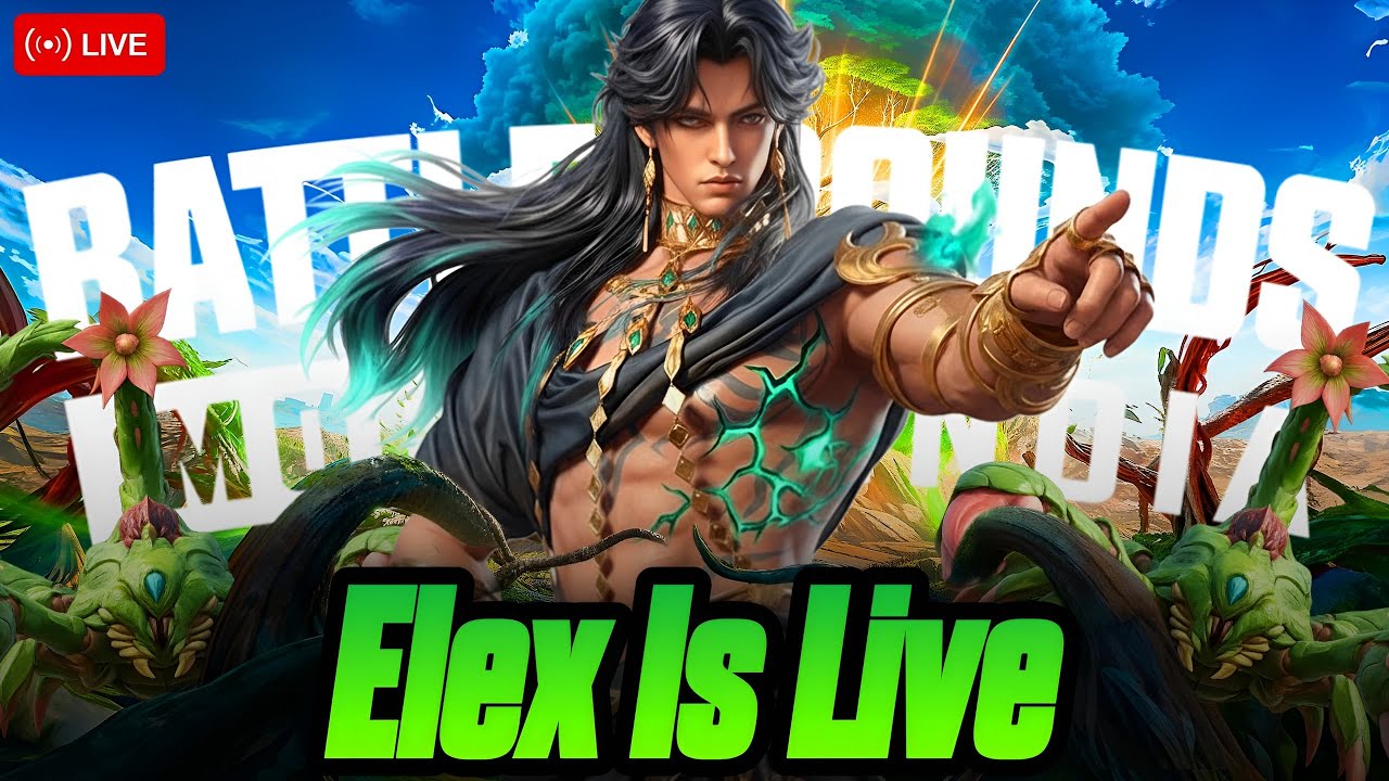 ELEX IS LIVE🎮 BGMI LIVE GAMEPLAY 4.2 UPDATE 🔥 | Rank Push || CHICKEN DINNER