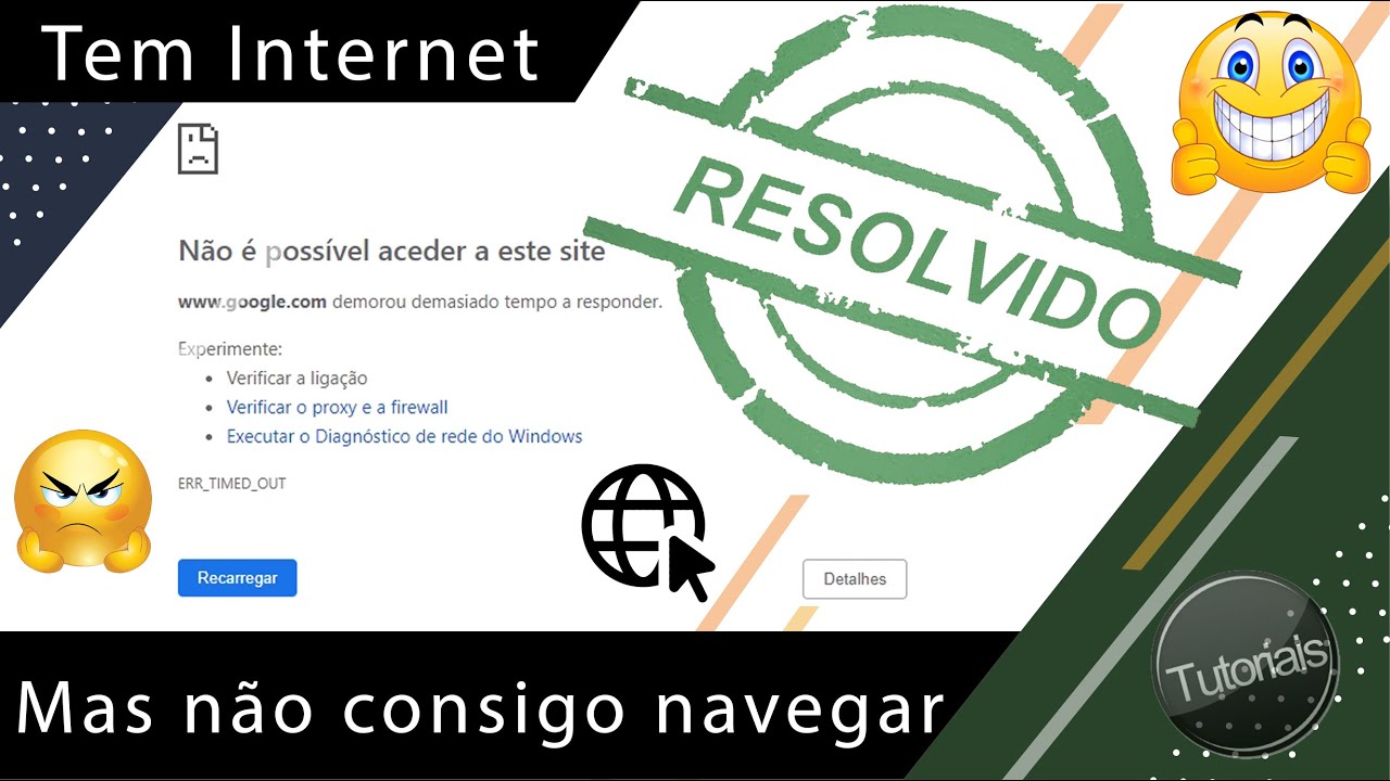 Internet conectada mas não navega - Resolva agora!