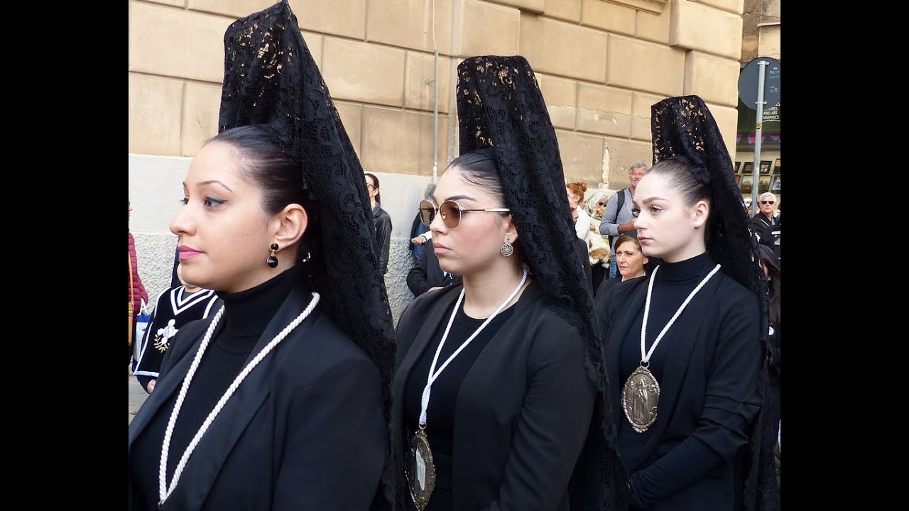 Processioni del Venerdì Santo nelle vie del Centro Storico di Palermo...