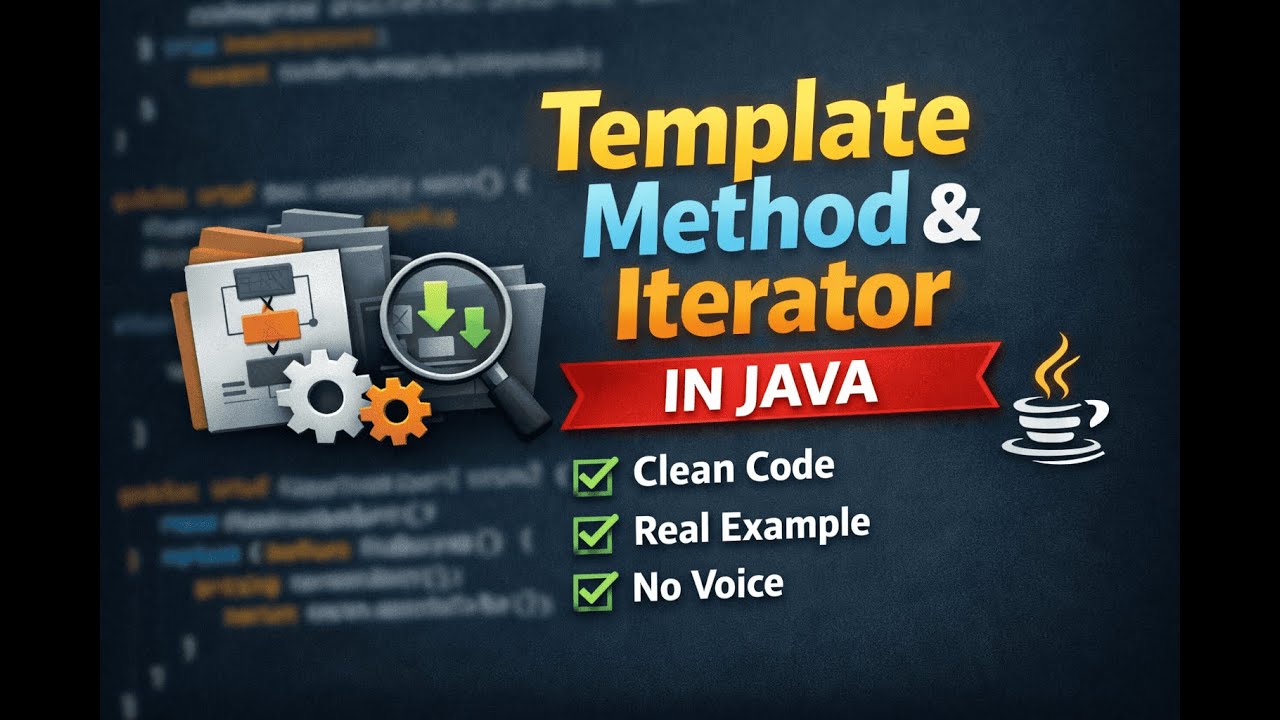 Template Method + Iterator in Java (REAL Use Case) | Hexagonal Architecture