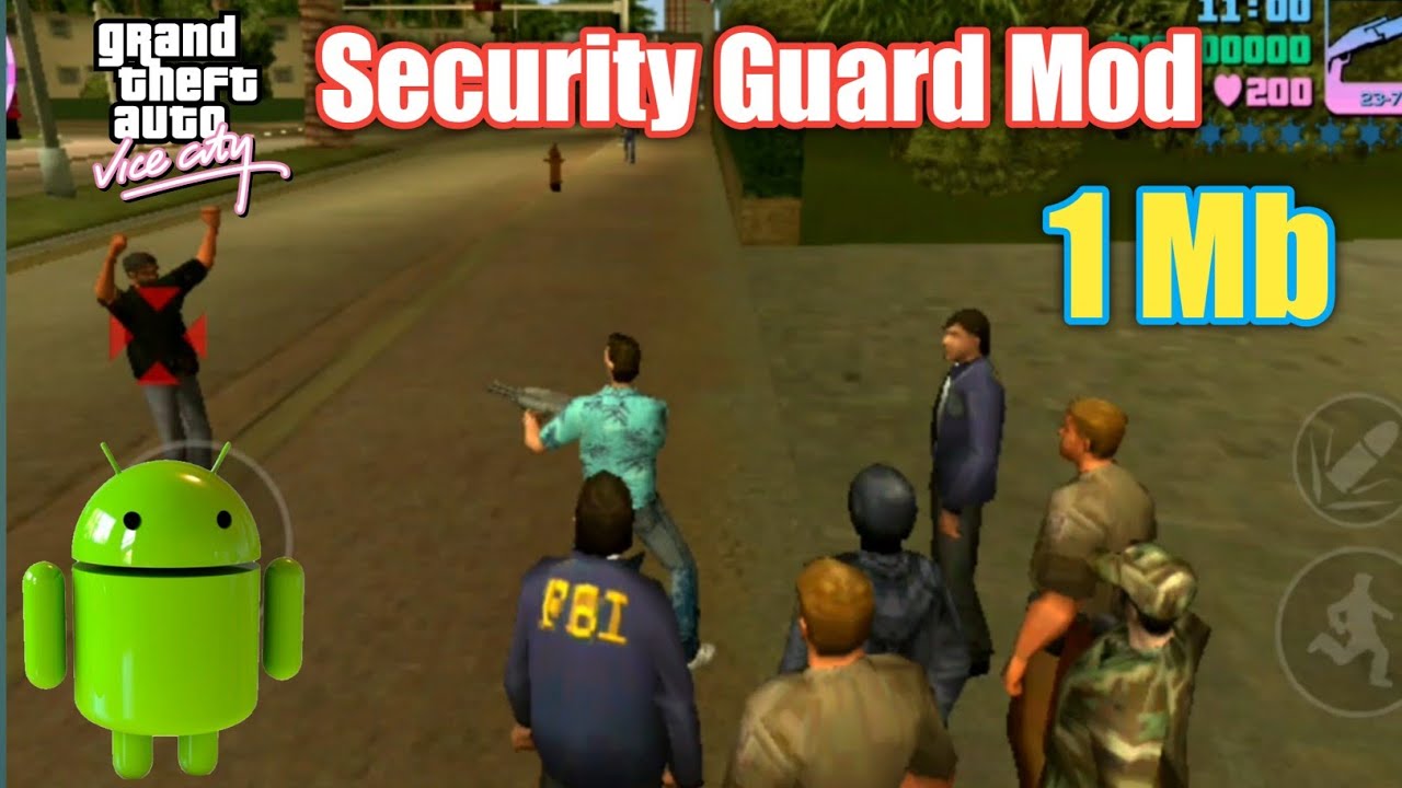 Gta Vice City Security Guard Mod For Android ! Download And Install ! In Hindi/urdu