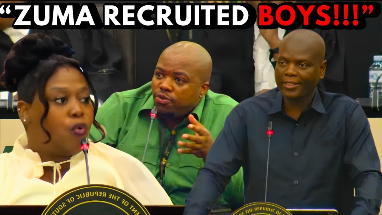 CHAOS: Ronald Lamola angers MK Party members. Zuma recruited boys to war.