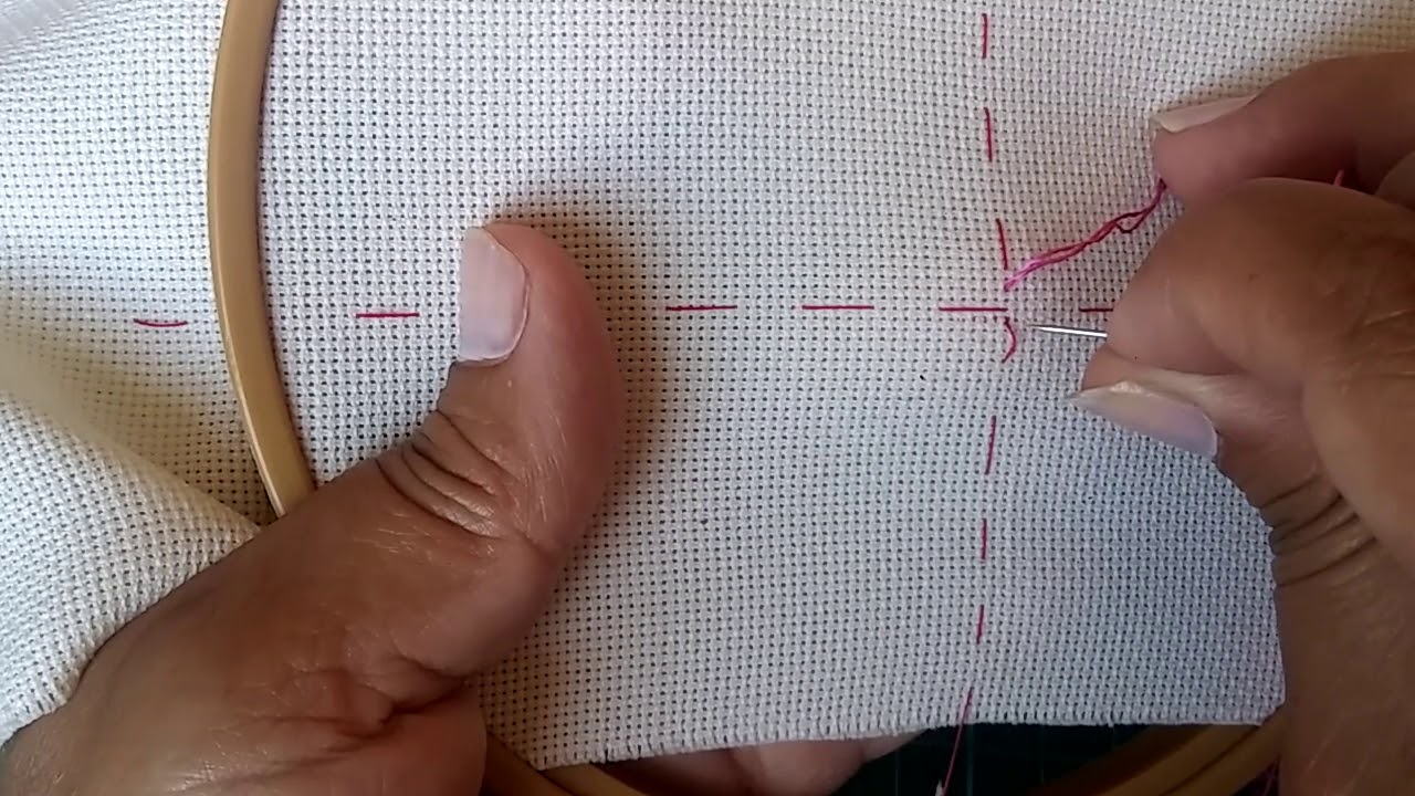 Bordado Fácil - Corazón Bargello Parte 2 de 5
