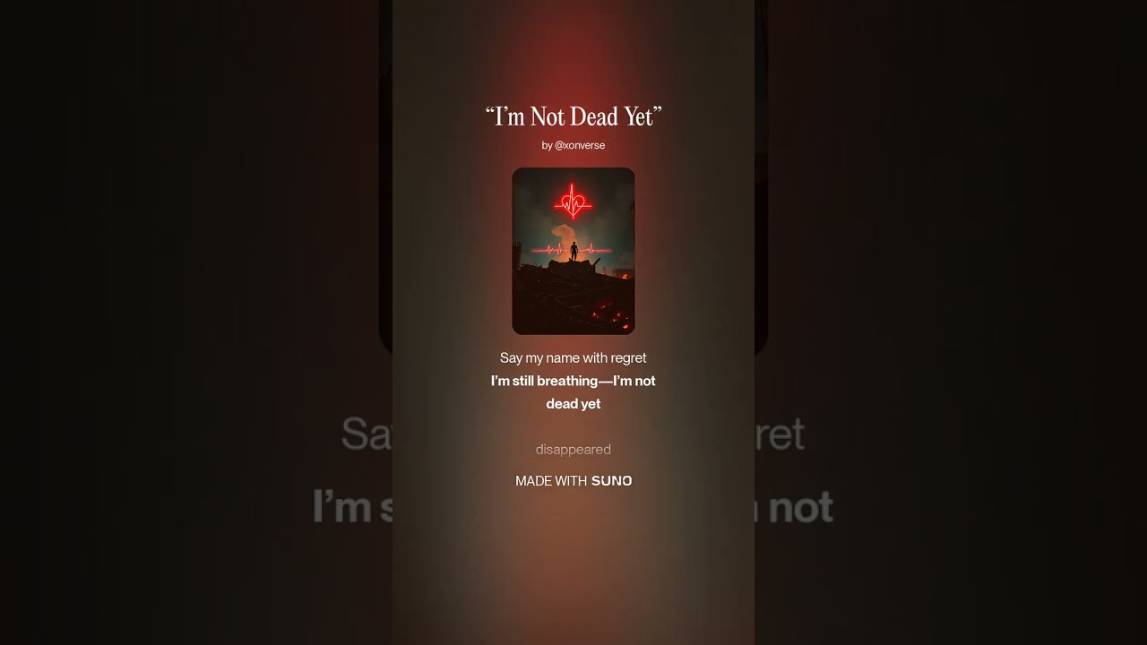 “I’m Not Dead Yet”