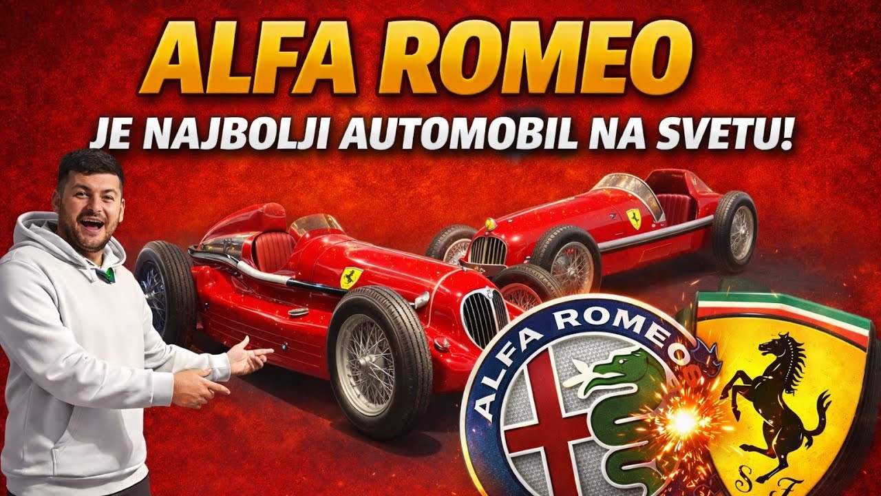 Ferrari je nastao od Alfe🤔Alfa Romeo je najbolji automobil na svetu! #automobile #alfa  #mechanic