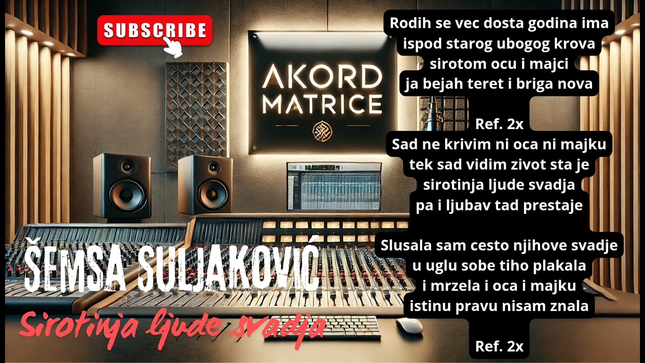 Šemsa Suljaković - Sirotinja ljude svađa MATRICA