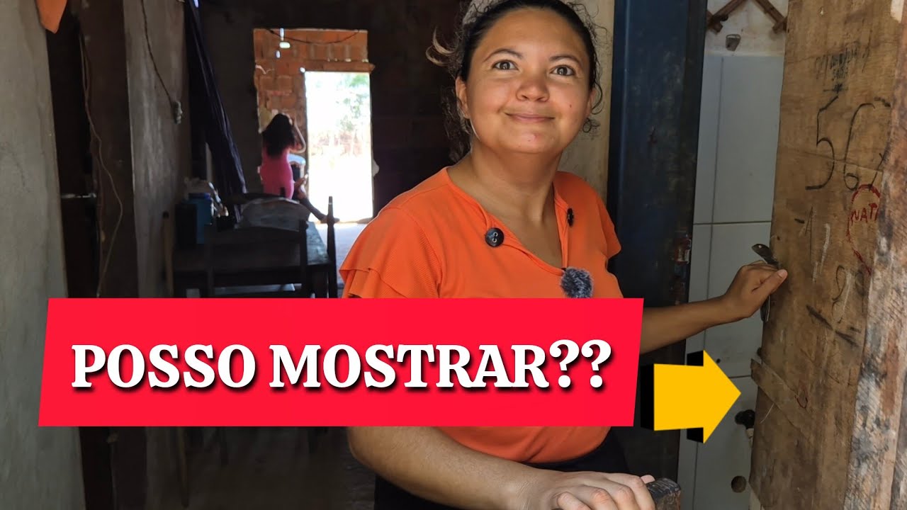 MÃE QUE MORA COM 2 CRIANÇAS, MOSTROU PARTES DA CASA QUE LHE DEIXA COM MUITA VERGONHA 😟