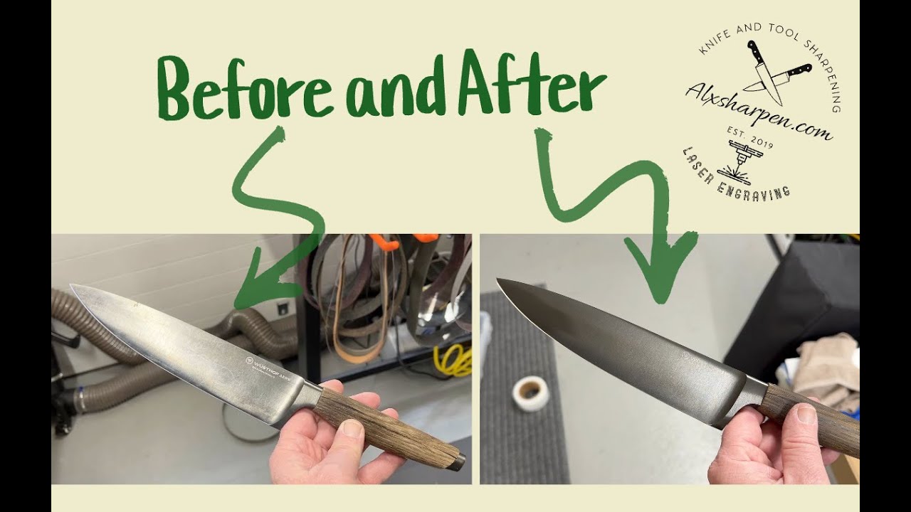 🔪 Expensive Wüsthof AEON Knife! Why tanking a minute or two Researching Before Sharpening Matters