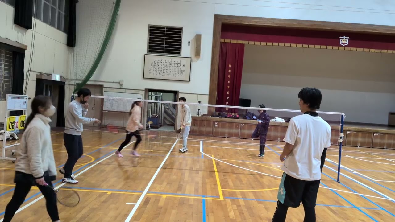 1月30日百道練習