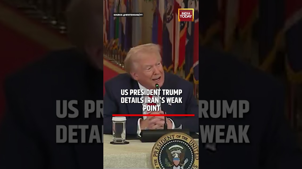 Israel-Iran War News: Donald Trump Details Iran's Weak Point and How US is Dominating | #shorts