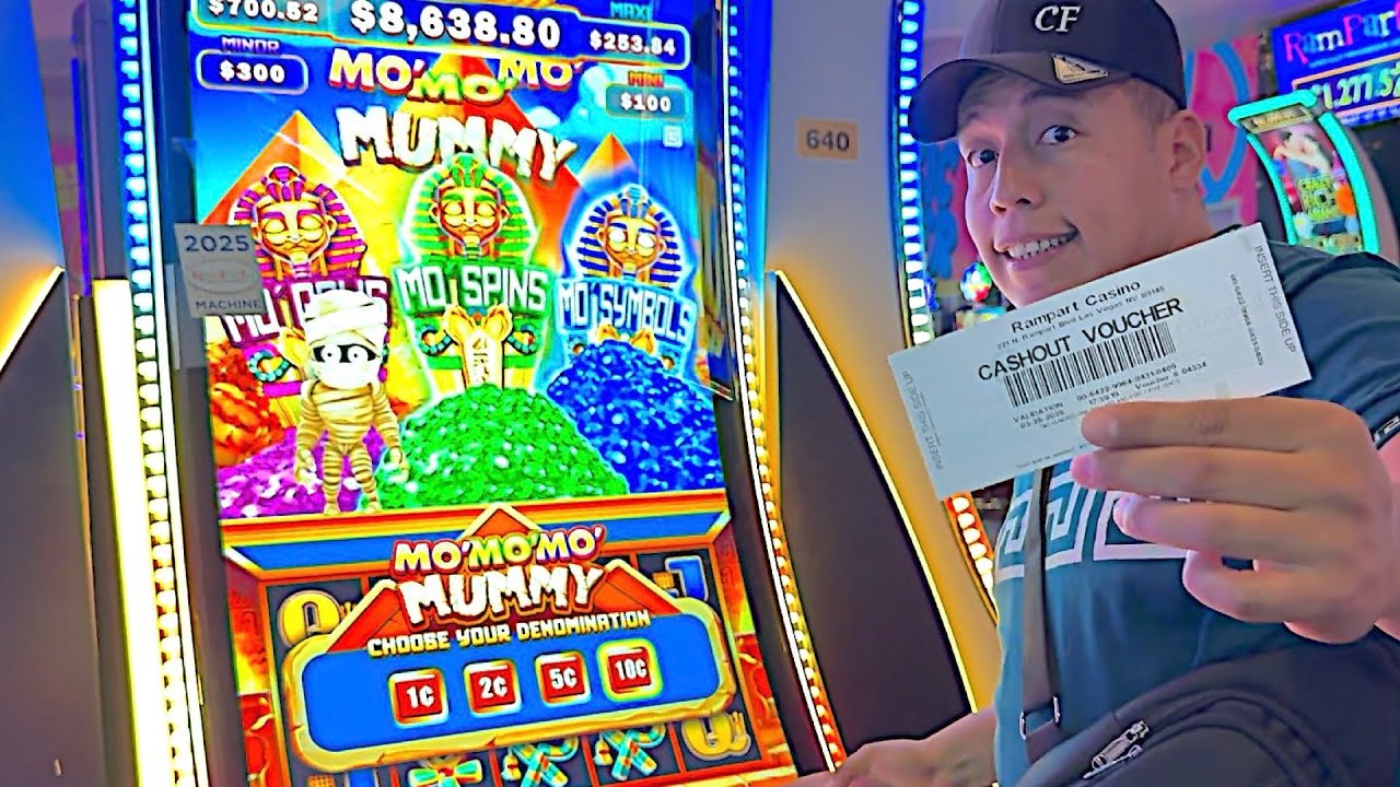 EN EL ULTIMO DOLAR ME SALIERON LOS BONOS 🤯 JUGANDO MO' MUMMY SLOT EN LAS VEGAS 🎰