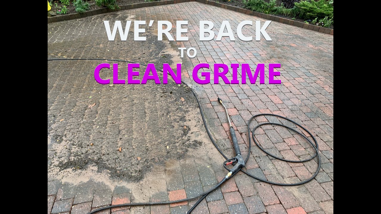First Clean for 2022 -Brick Driveway Deep Clean