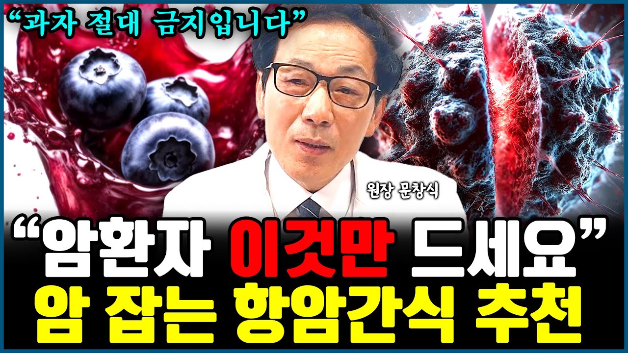 암세포 잡는 최고의 항암 간식 모음집 l의사 문창식(통합)