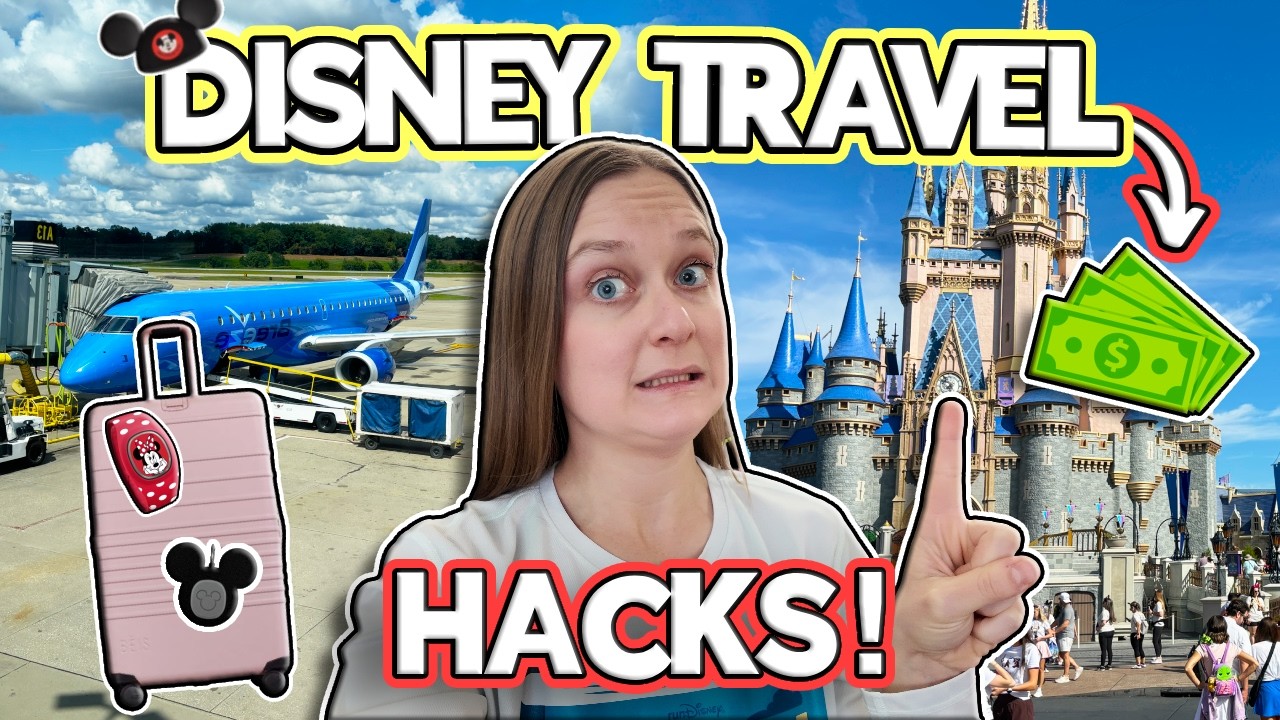 7 Disney World Travel Day HACKS to Save TIME & MONEY! (Easy Flying Guide)