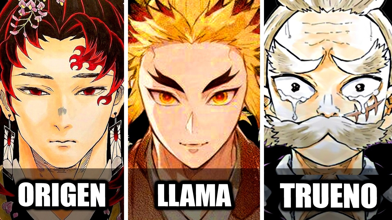 LA HISTORIA de los ANTIGUOS PILARES de KIMETSU NO YAIBA