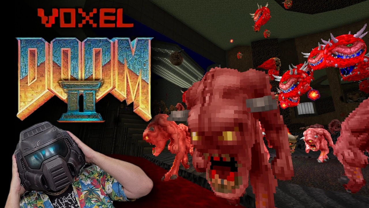 DOOM in STUNNING 3D! Voxel Doom II