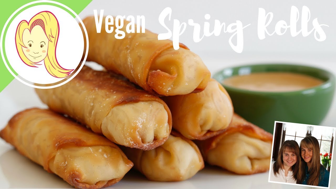 Vegan Spring Rolls & Peanut Sauce