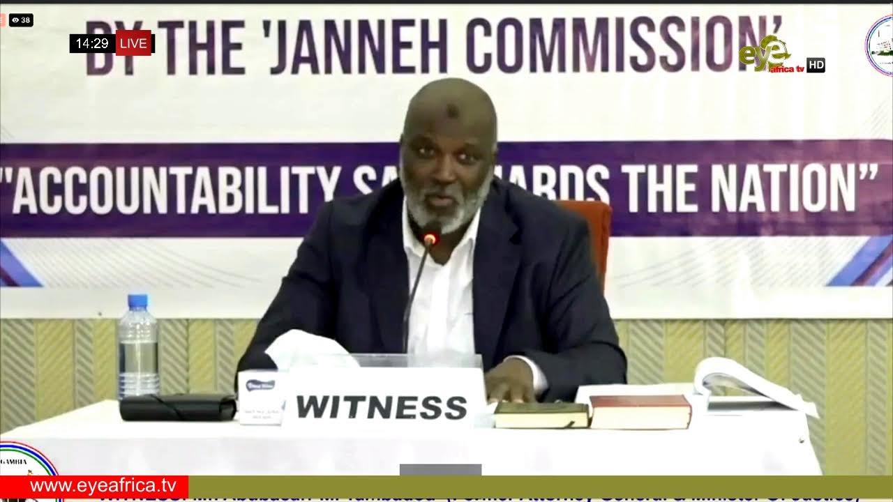 WITNESS MR.  BA TAMBEDOU: HEARING OF THE NATIONAL ASSEMBLY INQUIRY ON THE SALE OF JAMMEH'S ASSETS