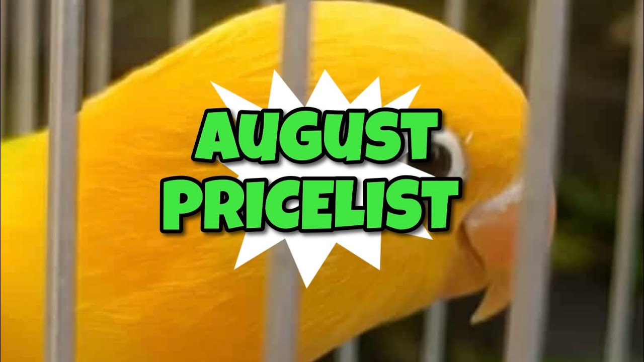 August PRICELIST 2025