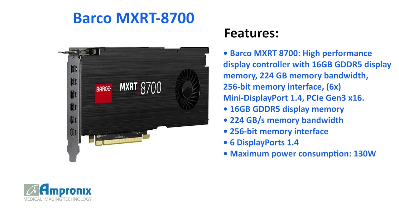 Barco MXRT-8700 Display Controller K9306048 Sales | Service | Repair | Exchange | Replacement